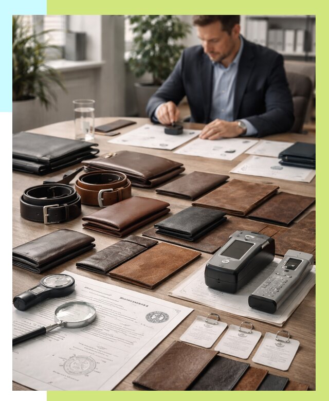 Сертификация кожаных изделий в Раменском от 12167 р. | Алешин-Рмн