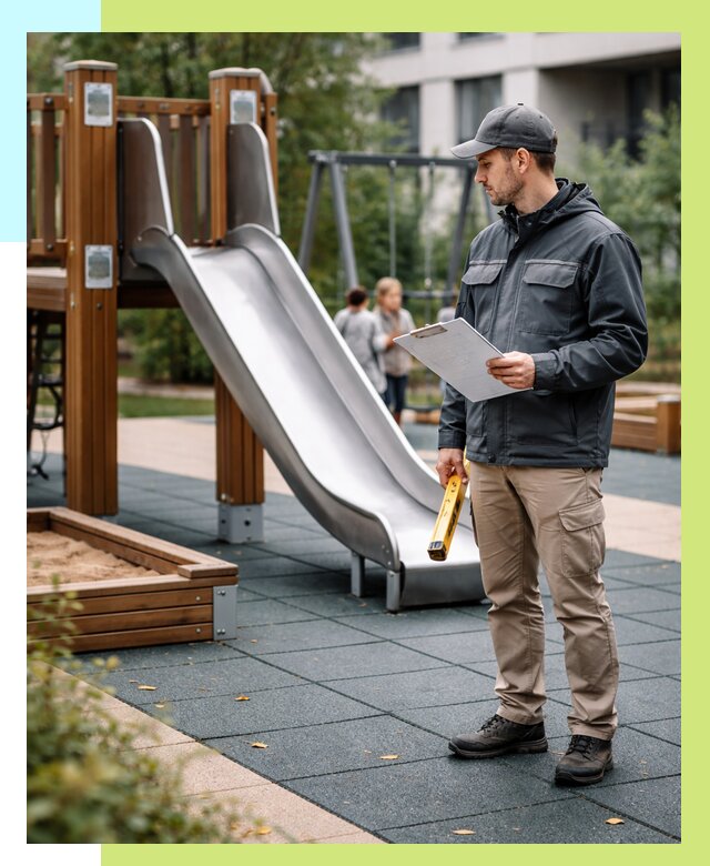 Сертификация детских площадок в Раменском от 25348 р. | Алешин-Рмн