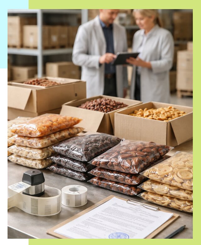 Сертификация сухофруктов в Раменском от 12167 р. | Алешин-Рмн под ключ