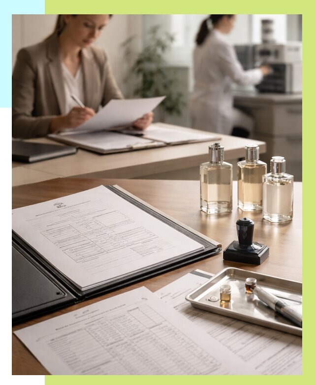 Сертификация парфюмерии в Раменском от 15209 р. | Алешин-Рмн