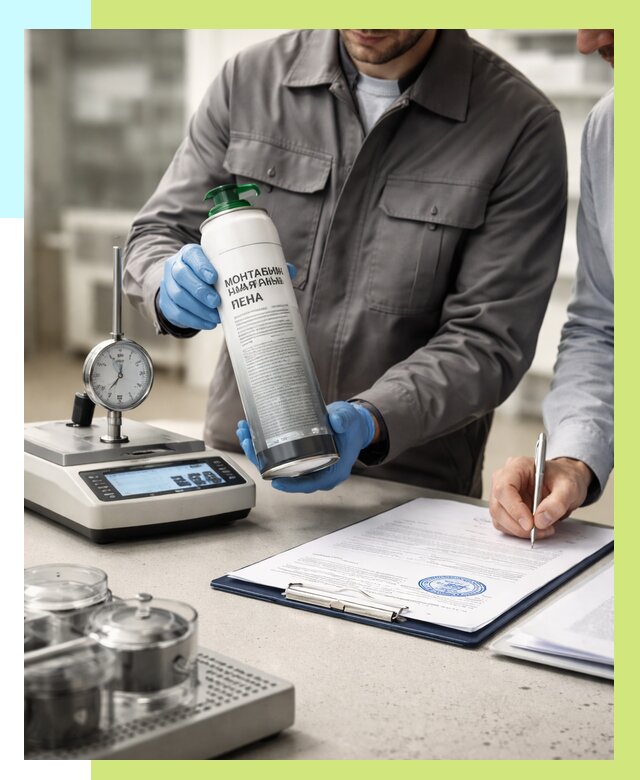 Сертификация монтажной пены в Раменском от 15209 р. | Алешин-Рмн