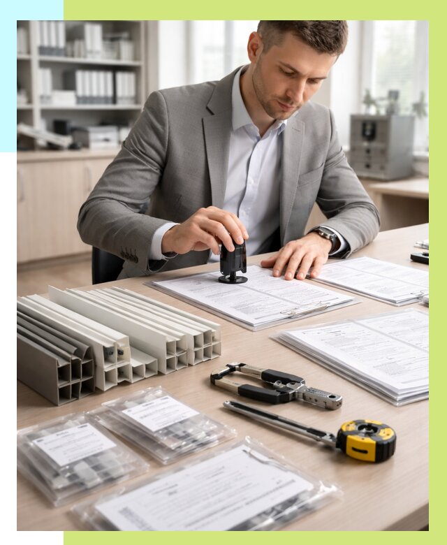 Сертификация ПВХ продукции в Раменском от 8618 р., Алешин-Рмн