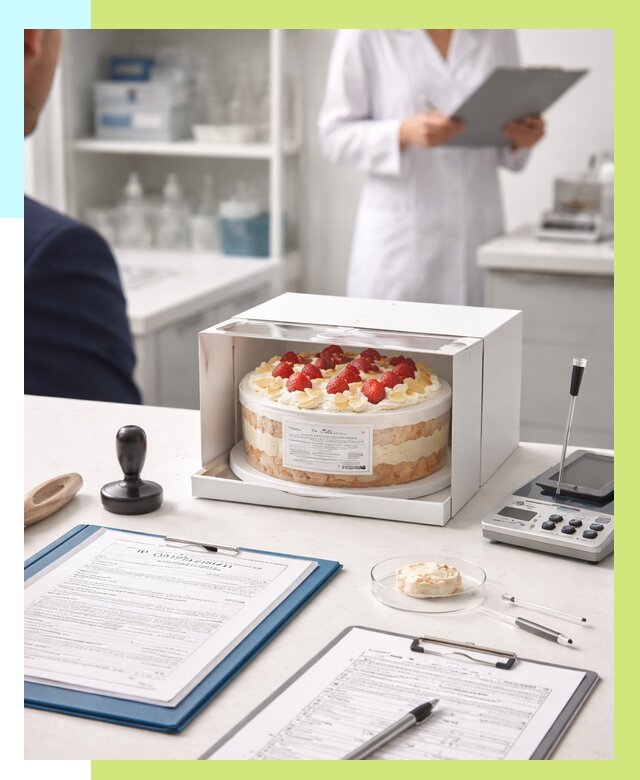 Сертификация тортов в Раменском от 9125 р. заказать | Алешин-Рмн