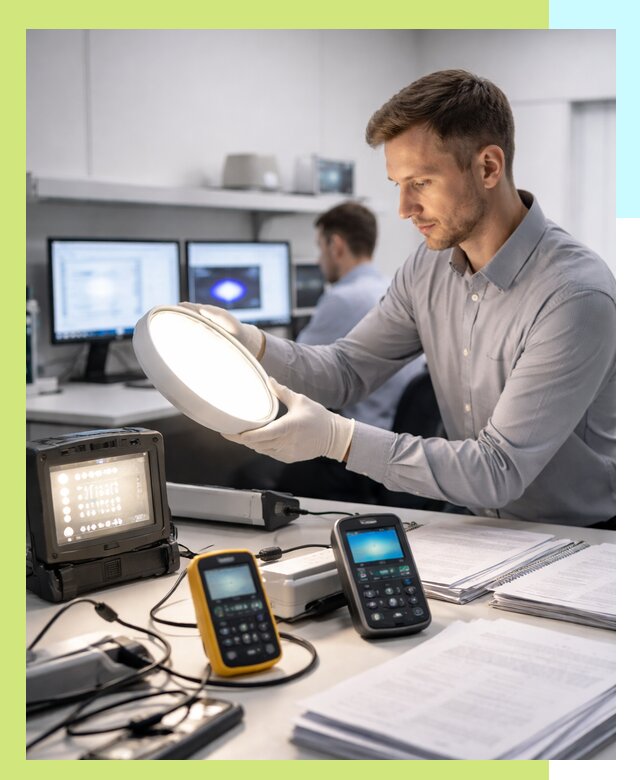 Сертификация светильников в Раменском: испытания и оформление