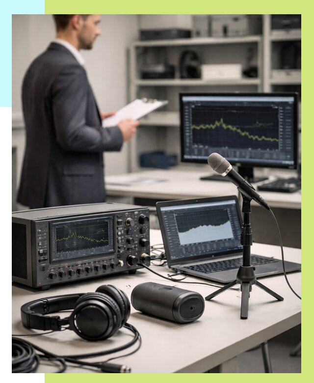 Сертификация аудиотехники в Раменском от 15209 р., Алешин-Рмн