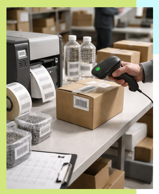 Штрихкодирование продукции и маркировка для продажи в Раменском