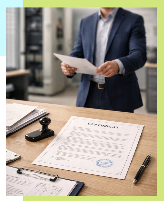 Сертификат на оборудование в Раменском от 15209 р. | Алешин-Рмн