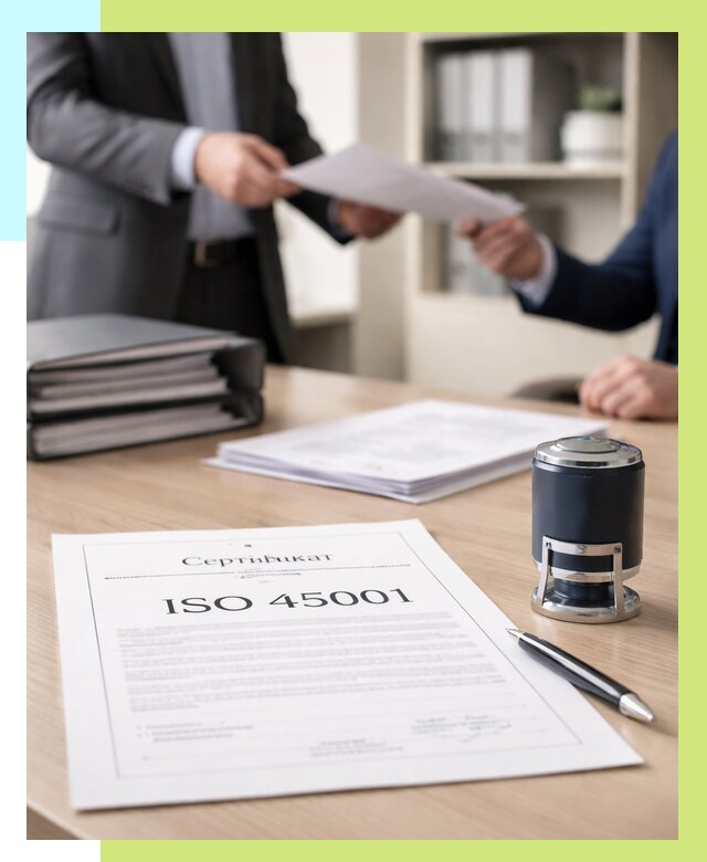 Сертификат ISO 45001 в Раменском под ключ от 45626 р. | Алешин-Рмн