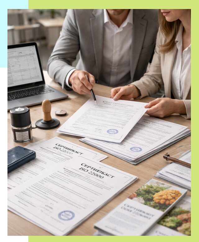 Сертификат ISO 22000 в Раменском от 40556 р. под ключ | Алешин-Рмн