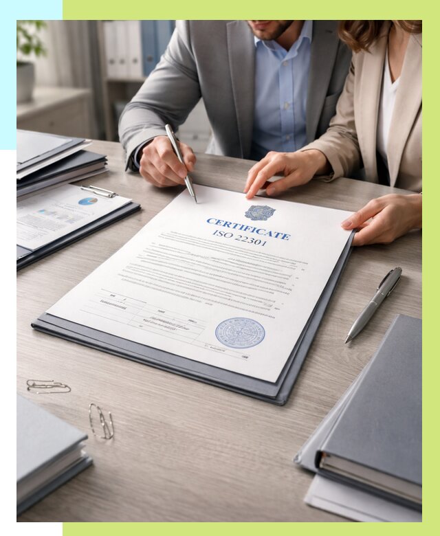 Сертификат ISO 22301 в Раменском от 45626 р. | Алешин-Рмн срочно