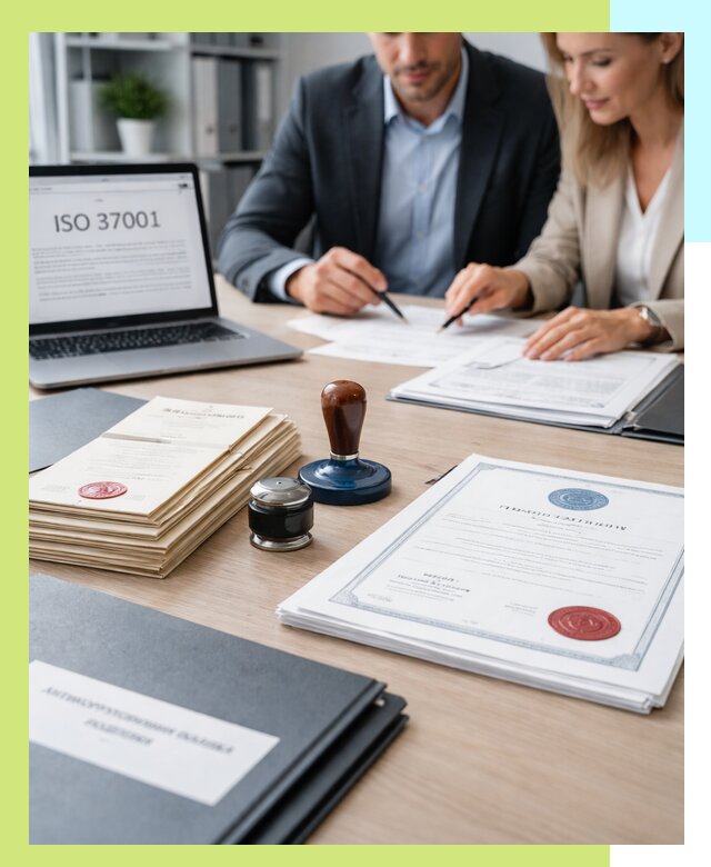 Получение сертификата ISO 37001 по системе борьбы с коррупцией в Раменском